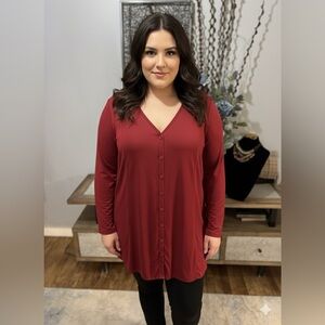 Torrid Size2 zFall V-Neck tunic Top